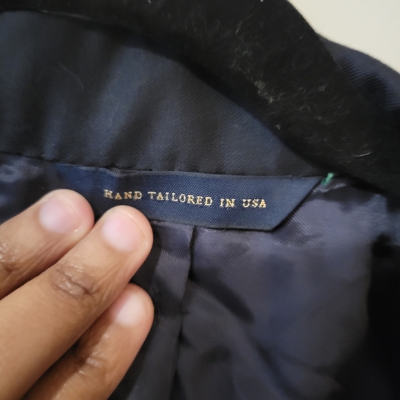 Brooks Brother's Men's Italian Wool Navy Blue Suit Coat Jacket. Size 45R - Picture 8 of 8